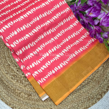 Casual Wear - Fancy Art Silk Tussar Saree - VVFAS001
