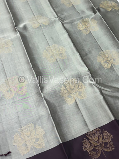 Half Mix - Pure Soft Silk Saree - VVPSS043