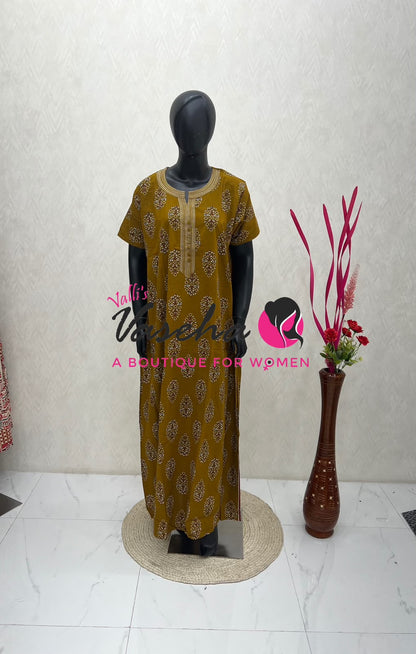 XL  Size - Nighties - VVJN001
