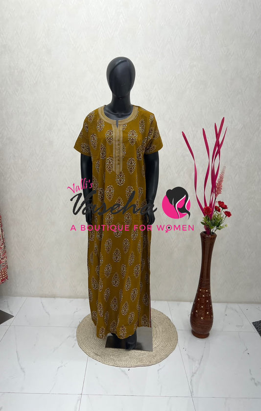 XL  Size - Nighties - VVJN001