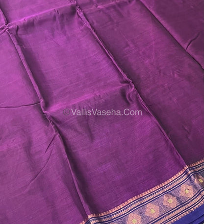 Dhaka Cotton Saree - VVDCS001