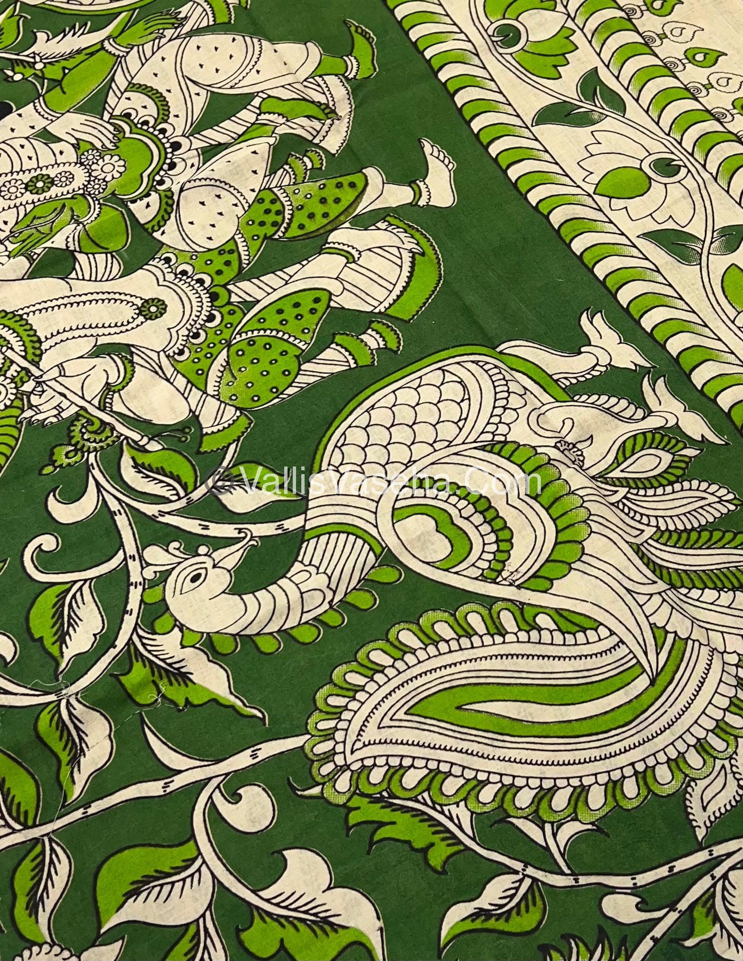 Pure Kalamkari Cotton Saree - VVPKC001