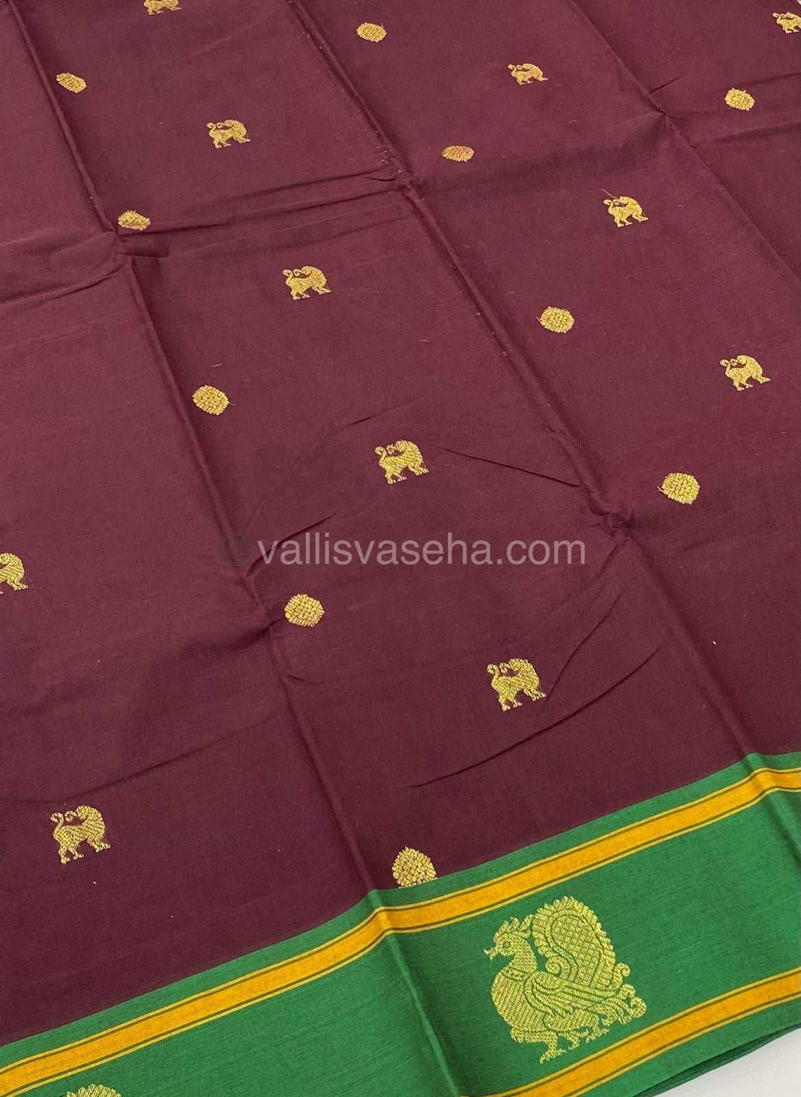 Premium Kanchi Cotton Saree - VVKCS004