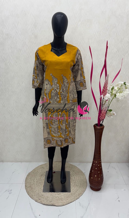 Ready Made - Kalamkari Kurti -VVRKK001