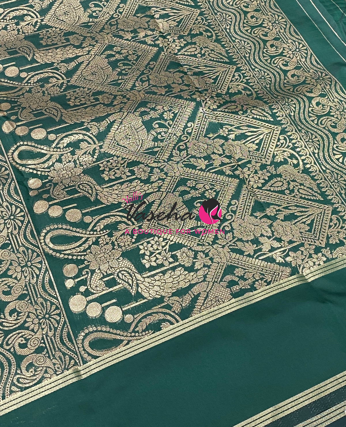 Semi Soft Silk  - Green  - VVSSS043