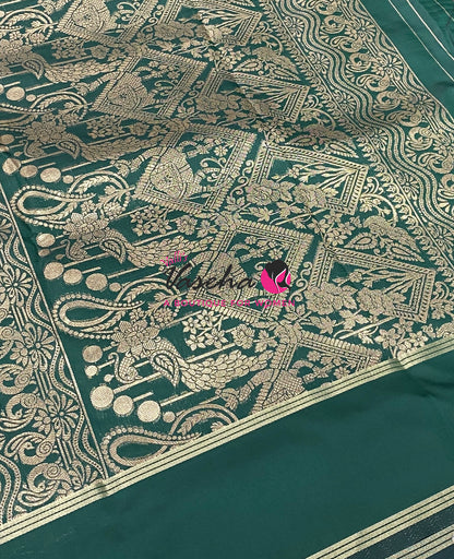 Semi Soft Silk  - Green  - VVSSS043