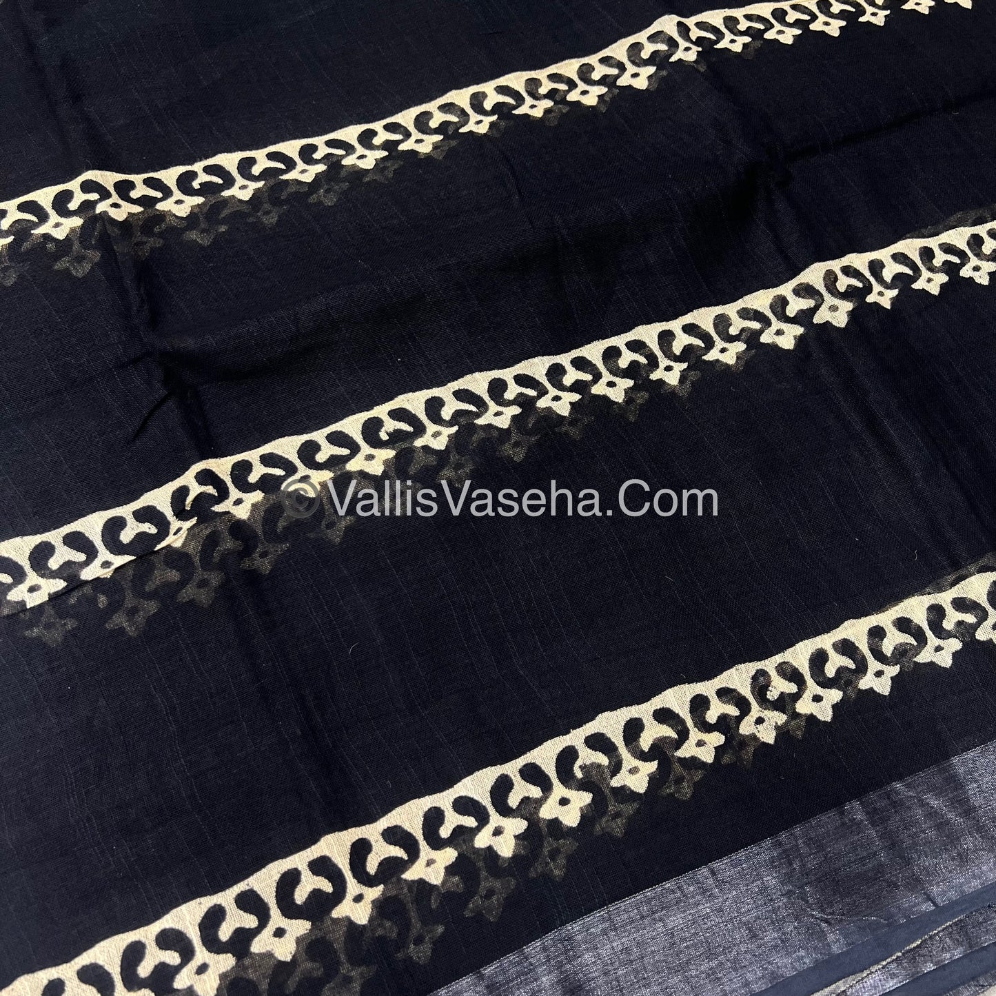 Linen Mixed Cotton Saree |VVLMP001