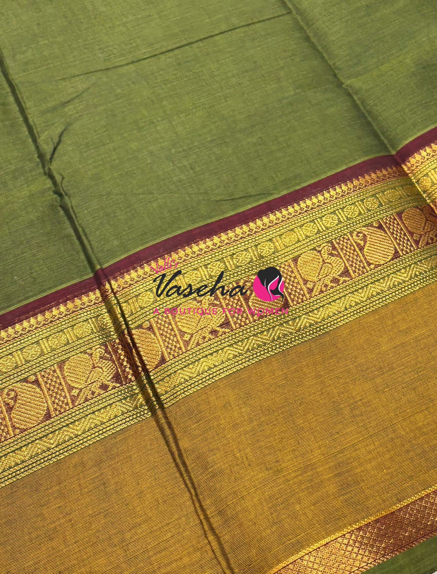 Kanchi Cotton Saree - VVKCS025