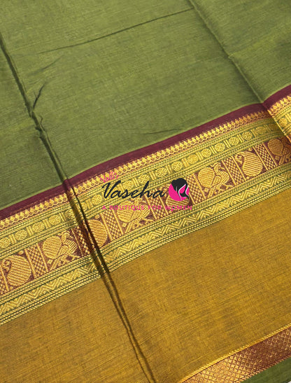 Kanchi Cotton Saree - VVKCS025