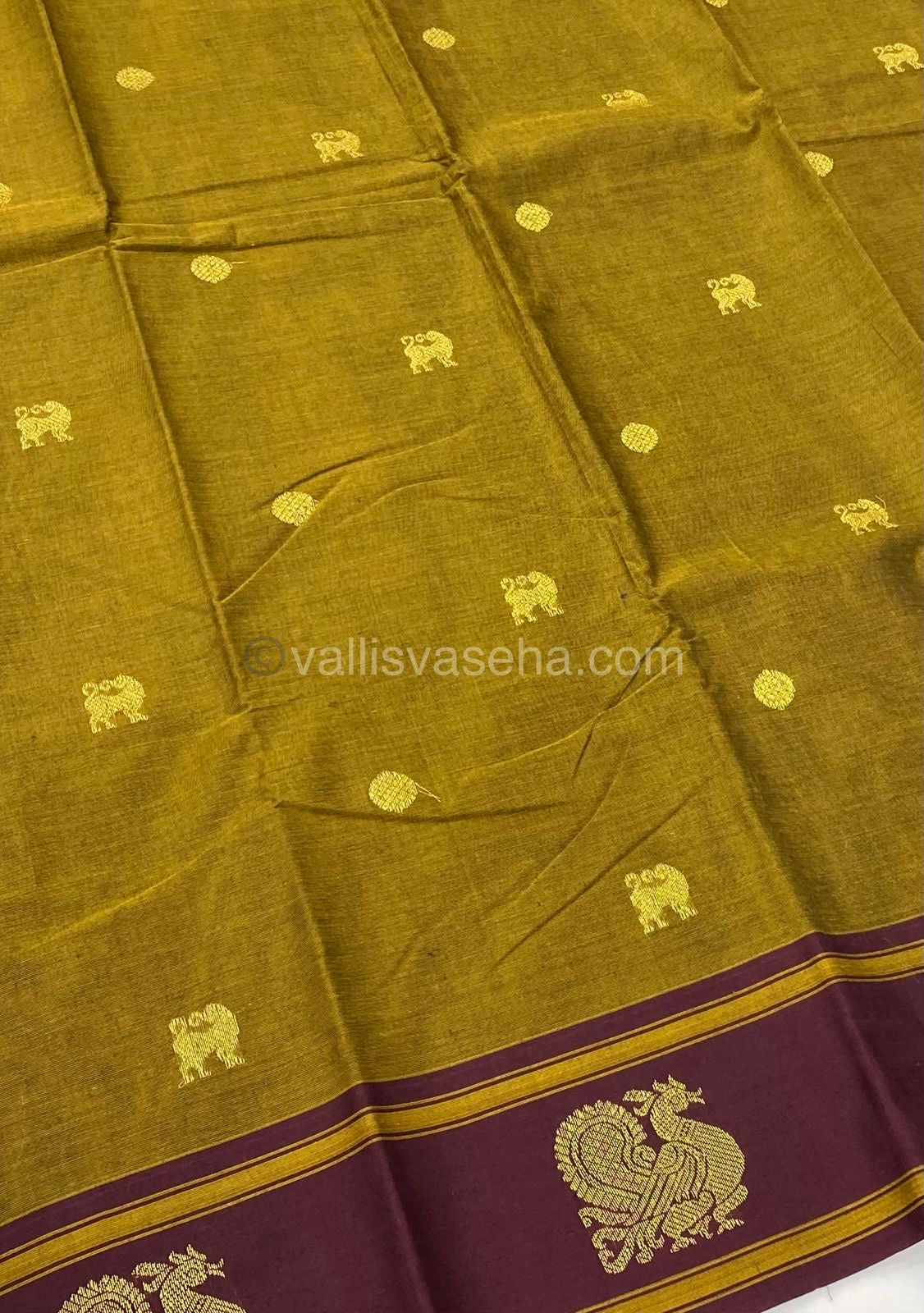 Premium Kanchi Cotton Saree - VVKCS004