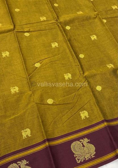 Premium Kanchi Cotton Saree - VVKCS004