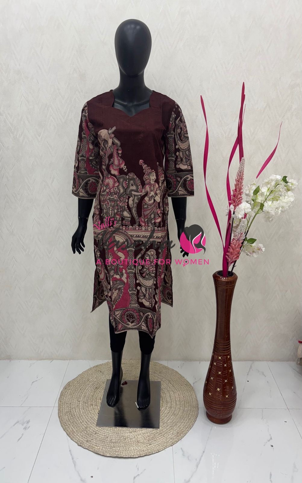 Ready Made - Kalamkari Kurti -VVRKK001