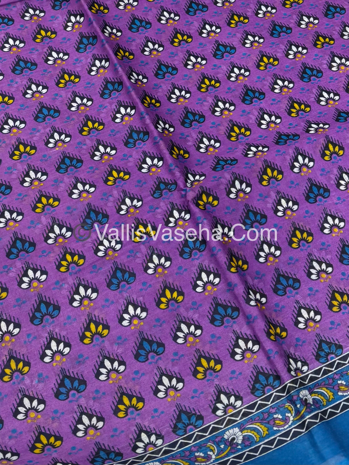 Pure Cotton Voile Saree | VVPVC001