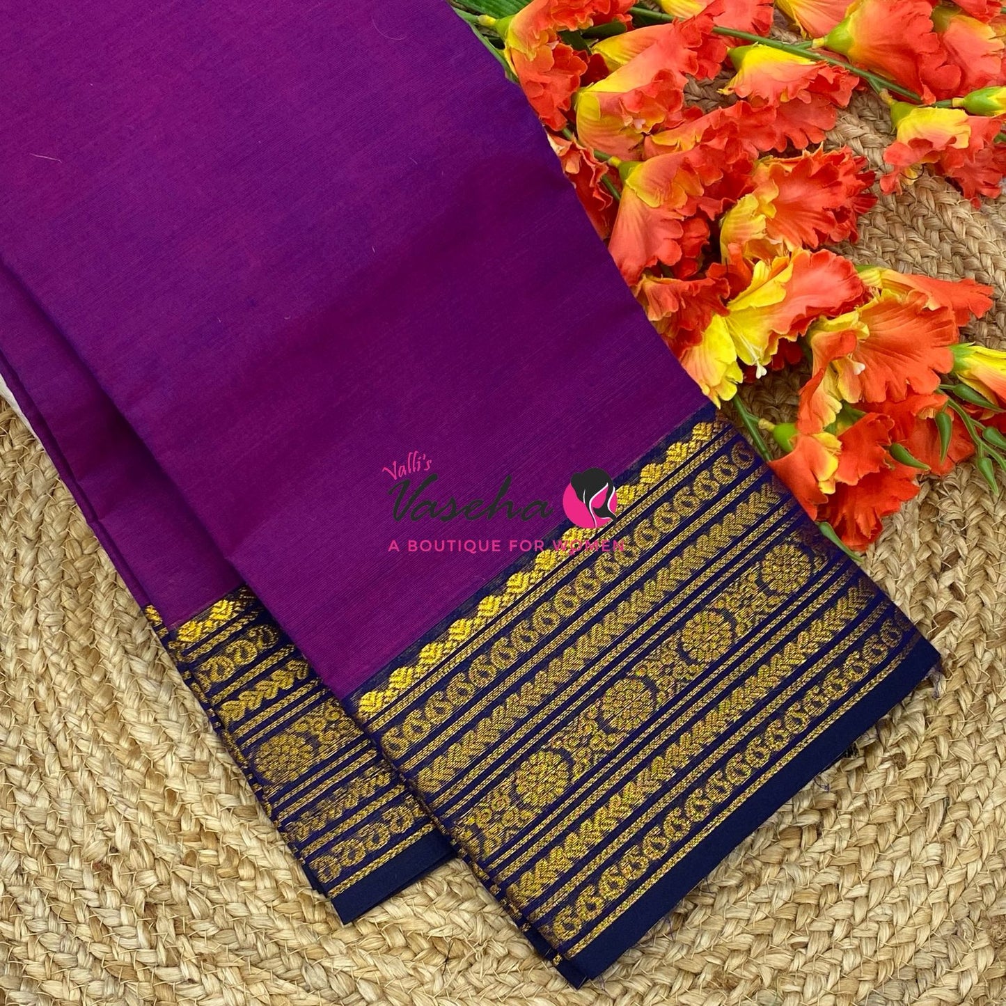 Kanchi Cotton Saree - VVKCS032