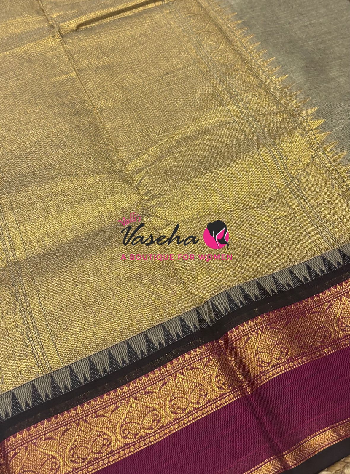 Kanchi Cotton Saree - VVKCS025