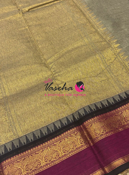 Kanchi Cotton Saree - VVKCS025