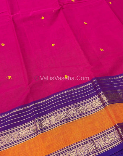 Kanchi Cotton Saree - VVKCS017