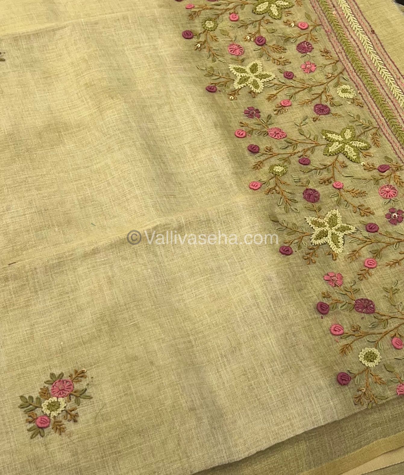 French Knot - Tissue Saree -  VVLFN001