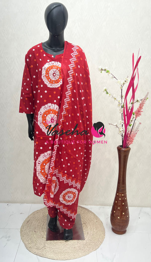 Plus Size | Ready Made |Salwar, Kameez & Duppatta(3pc)| VVRMS026