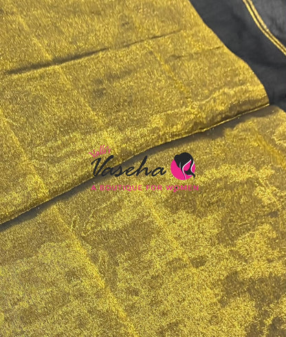 Handloom Cotton Sarees  - Black Shade - VVKC001