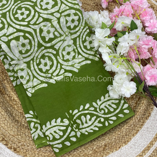 Pure Soft Mul Mul Cotton Sarees - Hand Block Prints - VVMMC003