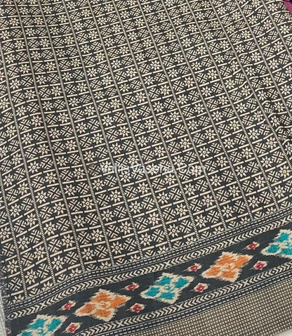 Semi Tussar - Kantha Work Embroidery - Pink Shade - VVSTK001