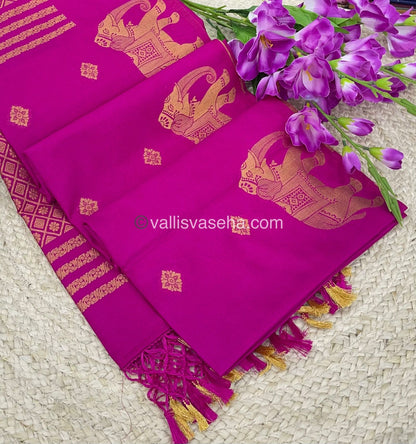 Mulberry Semi Silk -Pink Shade - VVMS001