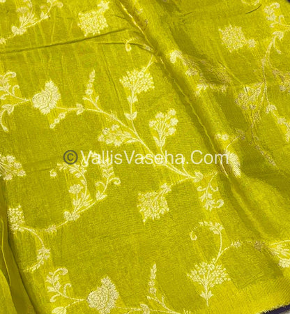 Semi Viscose / Semi Mysore Crepe Silk Variety - Embossed Design - VVSMC002