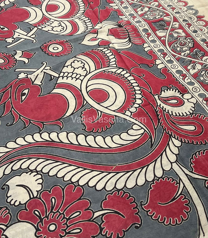 Pure Kalamkari Cotton Saree - VVPKC002