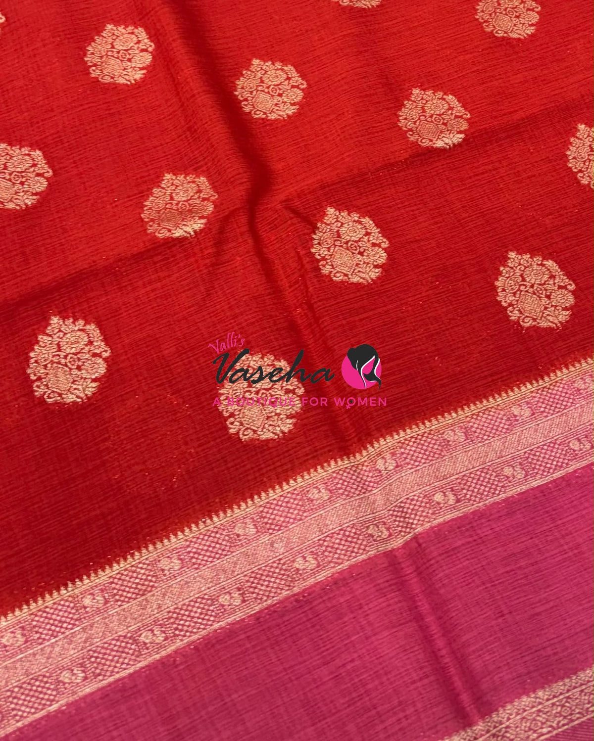 Banarasi - Heritage - Contrast  - Retta Petta border - VVBHS017