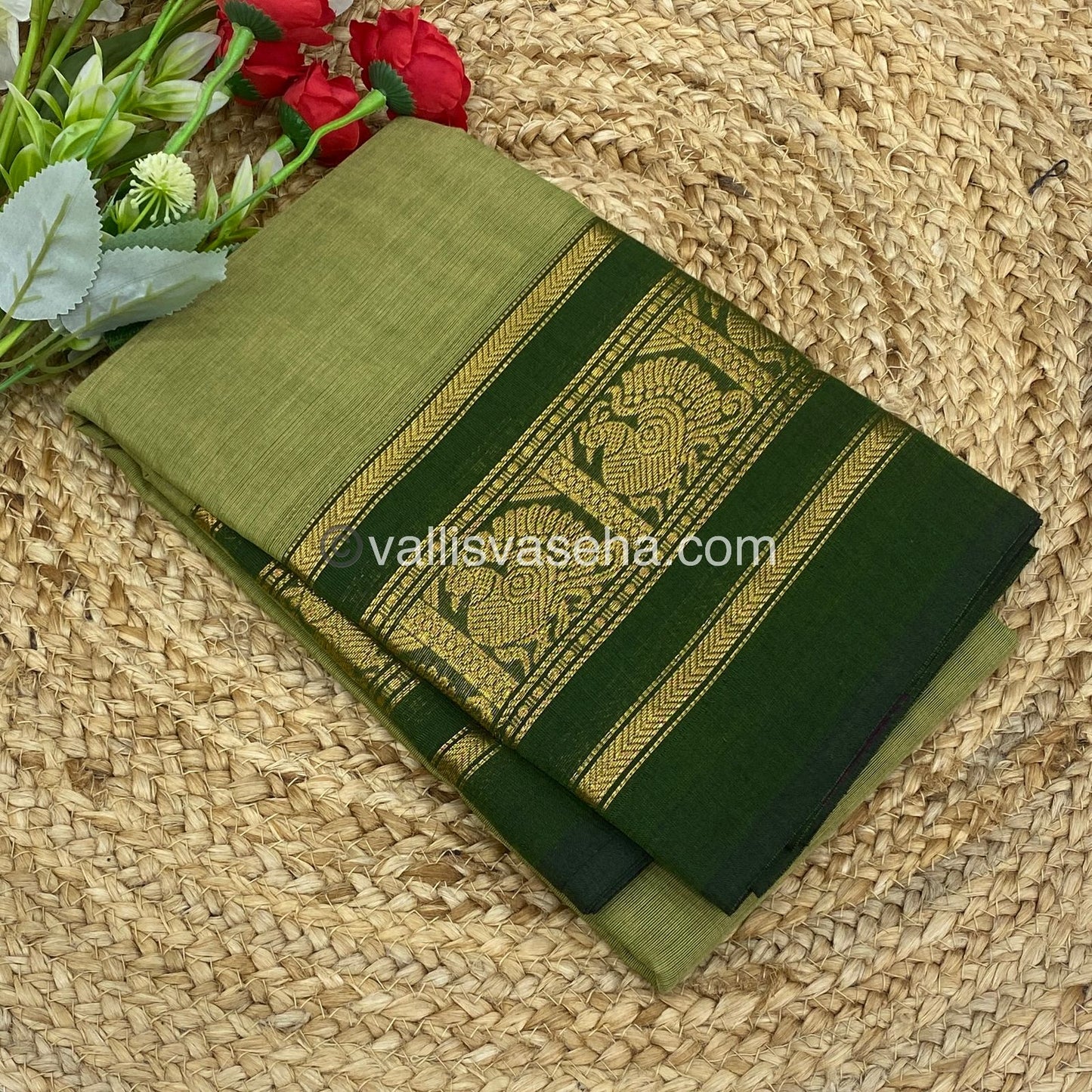 Kanchi Cotton Saree - VVKCS007