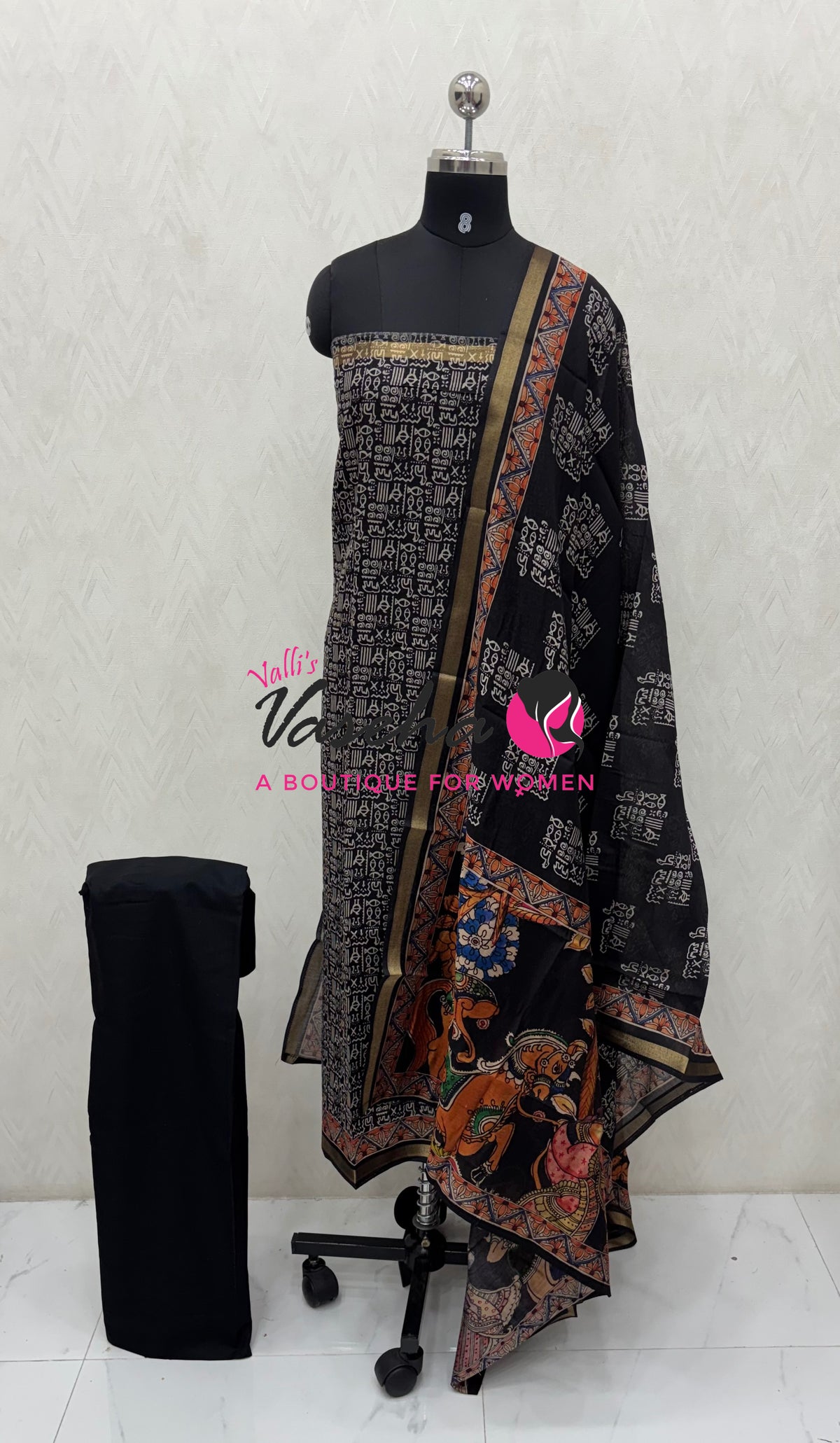 Unstitched Material | Fancy Silk  Material | VVUSM094