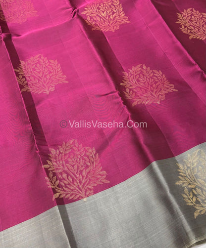 Half Mix - Pure Soft Silk Saree - VVPSS054