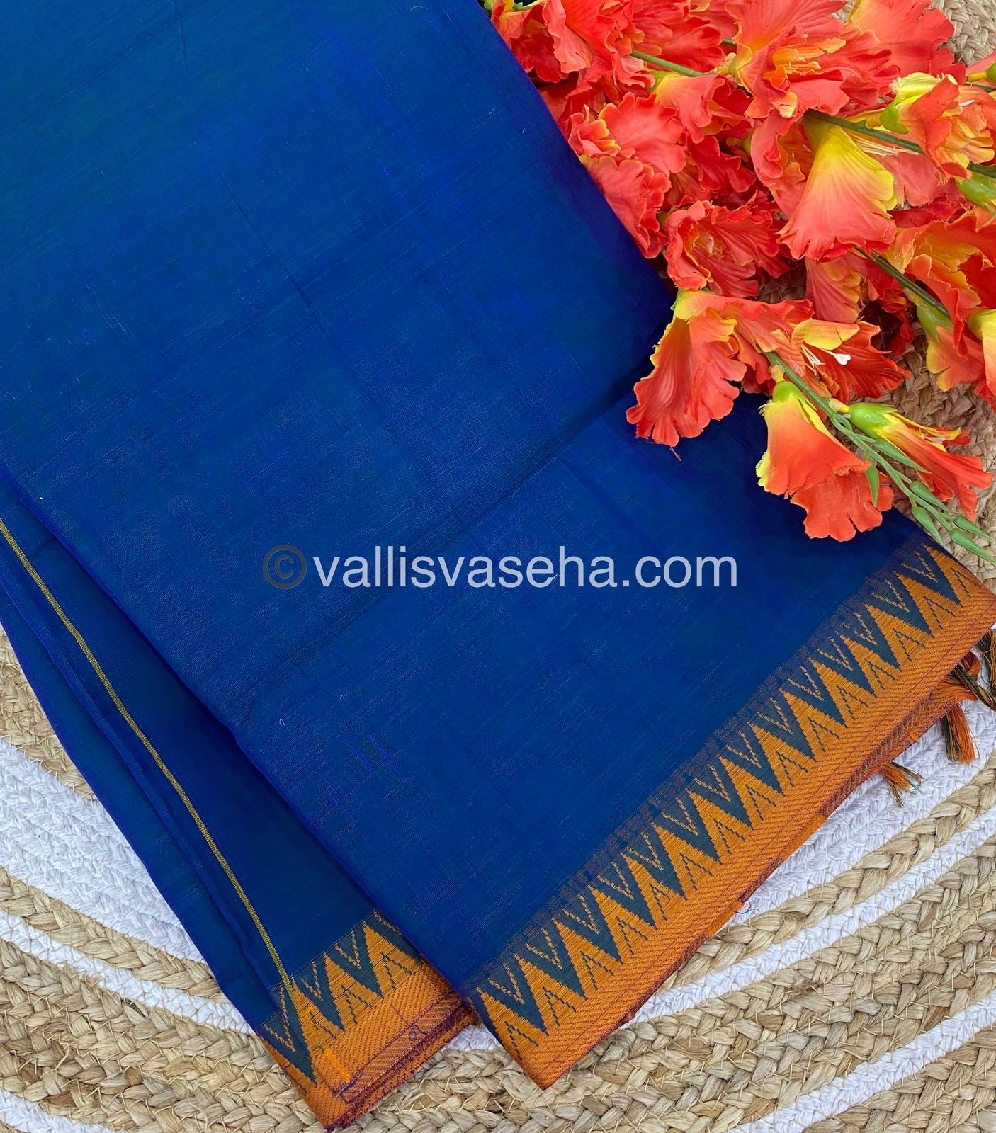 Narayanapet Mercerised Cotton Saree - VVNMC001