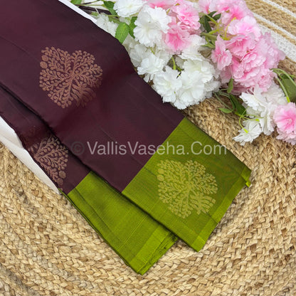 Half Mix - Pure Soft Silk Saree - VVPSS043