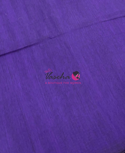Kadhi Cotton Sarees with Kalamkari Blouse - VVKCK002