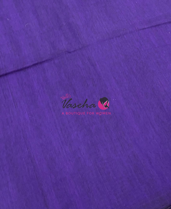 Kadhi Cotton Sarees with Kalamkari Blouse - VVKCK002