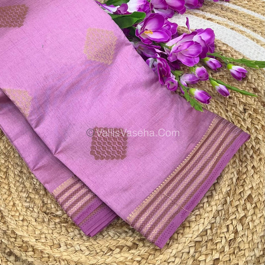 Semi Tussar Silk Saree -  Baby Pink Shade - VVSTS016