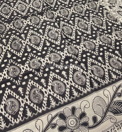 Pure Kalamkari Cotton Saree - VVPKC002
