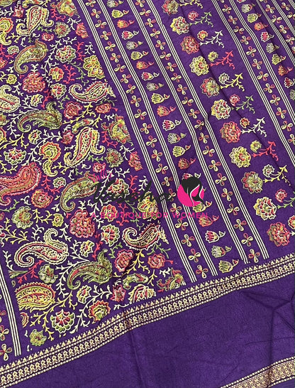 Casual Wear - Fancy Mixed Cotton - Purple Shade - VVFMC007