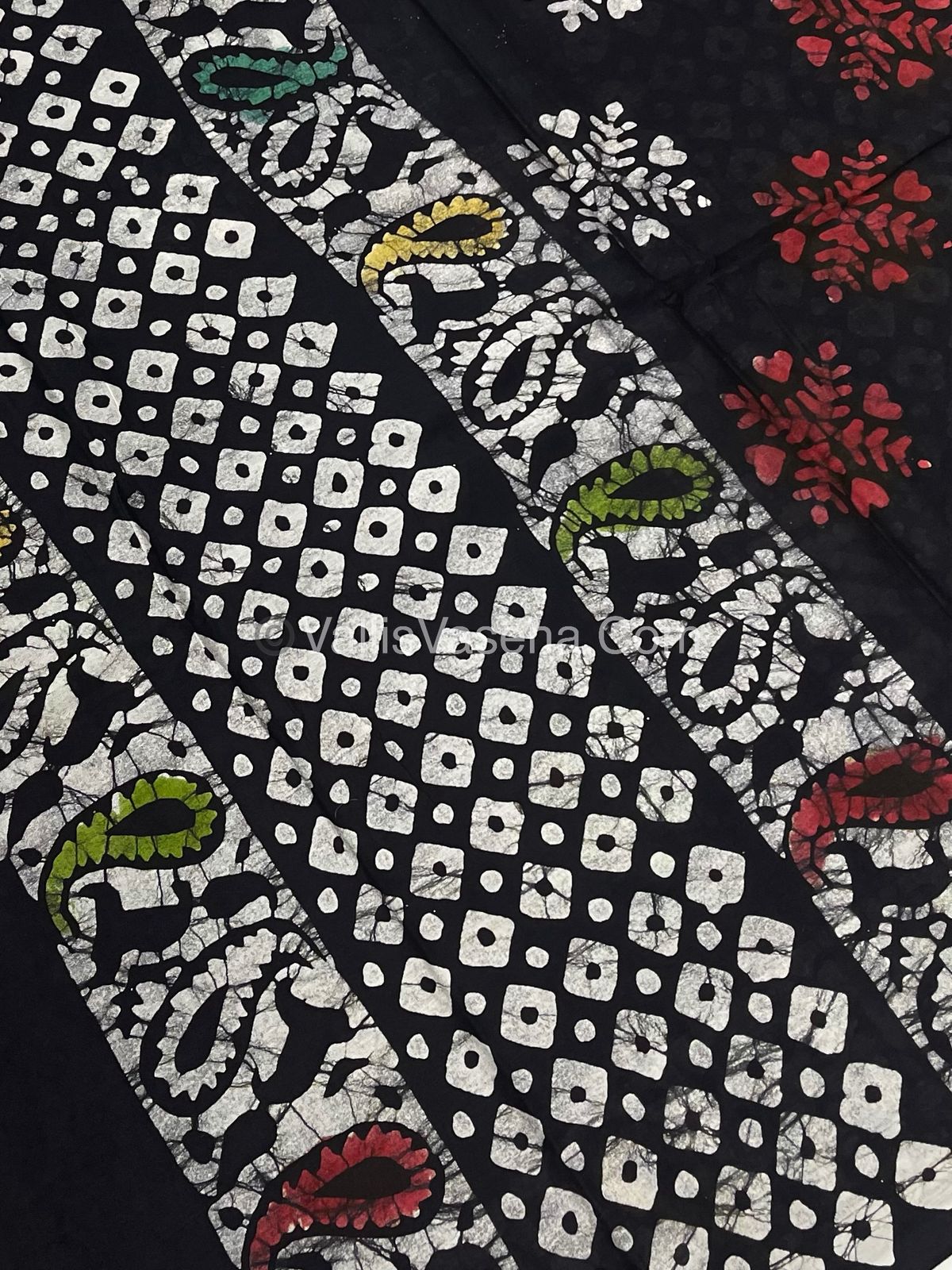 Pure Soft Mul Mul Cotton Sarees - Hand Block Prints - VVMMC007