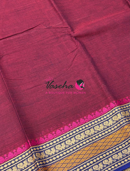 Kanchi Cotton Saree - VVKCS028