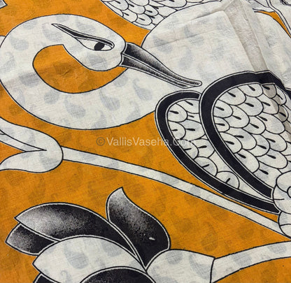 Pure Kalamkari Cotton Saree - VVPKC002