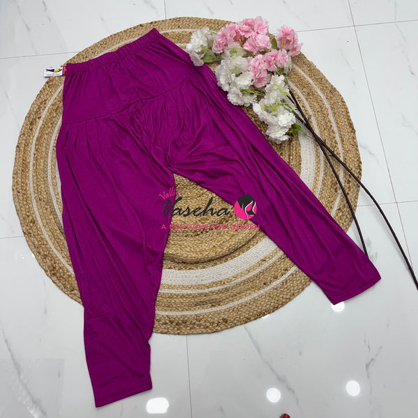 Semi Patiyala - Purplish Pink Shade - VVSP001