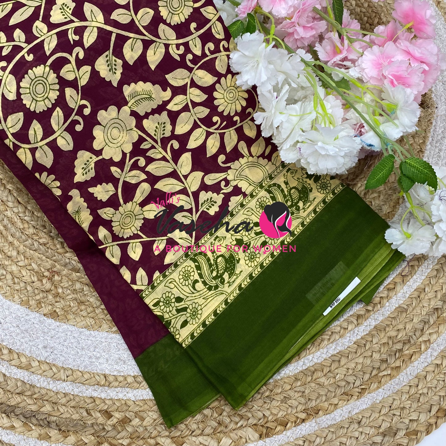 Pure Soft Mul Cotton Sarees - VVMMC012