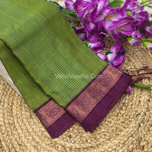 Dhaka Cotton Saree - VVDCS001