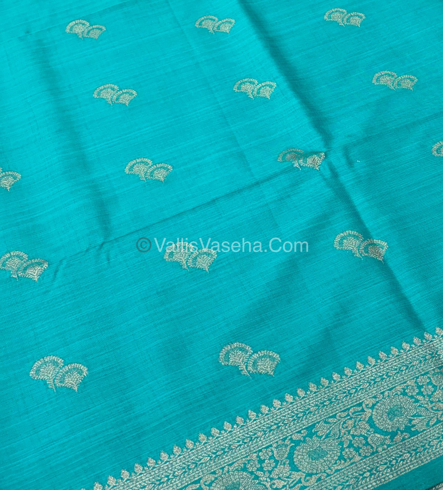 Banarasi - Heritage Silk - Semi Kathan Silk - Sky Blue Shade- VVBHS004
