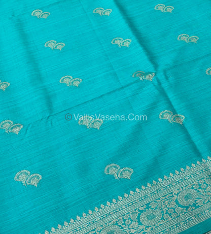 Banarasi - Heritage Silk - Semi Kathan Silk - Sky Blue Shade- VVBHS004