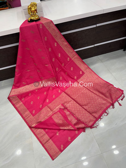 Banarasi - Heritage Silk - Semi Kathan Silk - Peach Shade- VVBHS004