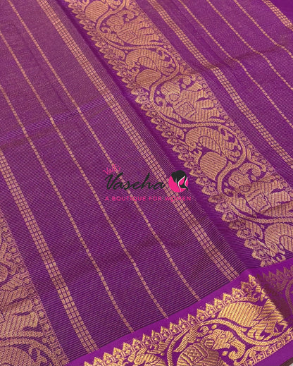 9 Yards |Semi Silk Cotton Saree | Vairavoosi  Design | VV9YSS001